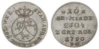 Polska, 10 groszy miedziane, 1790