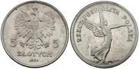 5 złotych 1928, Bruksela, bez znaku mennicy, Par