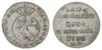 10 groszy miedziane 1792, Warszawa, odmiana z li