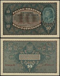 10 marek polskich 23.08.1919, seria II-M, numera