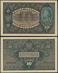 10 marek polskich 23.08.1919, seria II-BE, numer