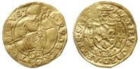 dukat 1538, Salzburg, złoto 3.35 g, gięty i wypr