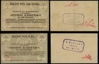 Galicja, zestaw: 50 halerzy i 1 korona, ważne do 1.09.1919