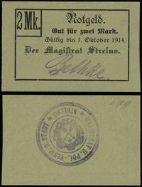 2 marki ważne do 1.10.1914, blankiet, Podczaski 