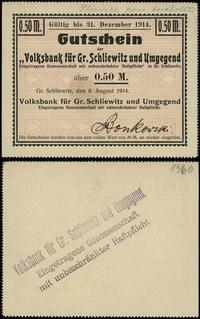 Prusy Zachodnie, 0.50 marki, 8.08.1914