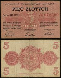5 złotych 1939, seria ID 078599, Podczaski D-010