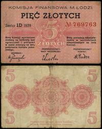 5 złotych 1939, seria ID 769763, Podczaski D-010