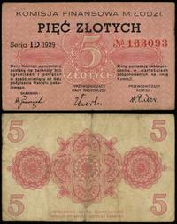 5 złotych 1939, seria ID 163093, Podczaski D-010
