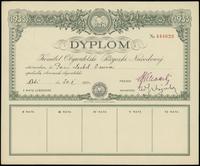 dyplom zapłaty 20.10.1933, numeracja 444623