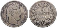 5 franków 1841/W, Lille