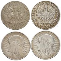 zestaw: 2 x 10 złotych 1932, 1 x Anglia, 1 x War