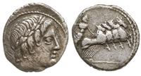 denar 86 pne, Rzym, Aw: Głowa Apollina w prawo, 