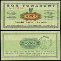 Polska, 20 centów (0.20 dolara), 1.07.1969