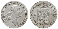 4 grosze 1798/E, Królewiec, piękne, Schrötter 85