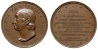 Polska, medal autorstwa F. Hoecknera z 1840 r. poświęcony sławnemu lekarzowi Augustowi Ferdynandowi Wolffowi
