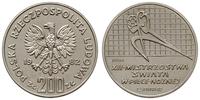 200 złotych 1982, Warszawa, PRÓBA-NIKIEL, XII Mi