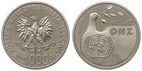 1.000 złotych 1985, Warszawa, PRÓBA-NIKIEL, 40 l