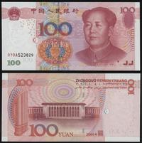 100 yuanów 2005, seria D7OA, numeracja 523829, p