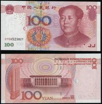 100 yuanów 2005, seria D7OA, numeracja 523827, p