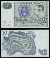 10 kronor 1984 FG, Sverige Riksbank, seria G, nu