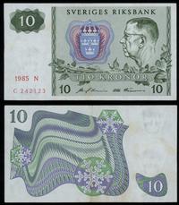 10 kronor 1985 N, Sverige Riksbank, seria C, num