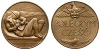 medal POLEGŁYM CZEŚĆ 1920, autorstwa Mieczysława