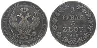 Polska, 3/4 rubla = 5 złotych, 1839 MW