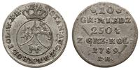Polska, 10 grosz miedzianych, 1789 EB