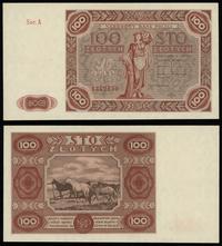 100 złotych  15.05.1947, Ser. A 1342850, piękne,