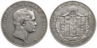 dwutalar 1845/A, Berlin, srebro 36.95 g, Thun 25