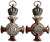 Srebrny Krzyż Zasługi 1849, na kółeczku do zawie