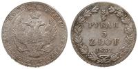 Polska, 3/4 rubla = 5 złotych, 1839 M-W