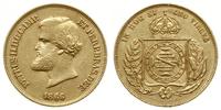 10.000 reis 1866, złoto "917", 8.91 g, KM 467