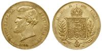 20.000 reis 1864, złoto "917", 17.83 g, KM 468
