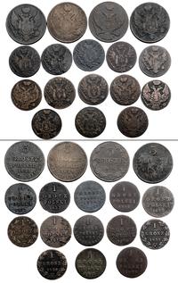 zestaw 17 monet:, 4 x 3 grosz, 13 x 1 grosz