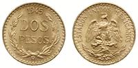 2 peso 1945, złoto "900", 1.67 g, Fr. 170R (Rest