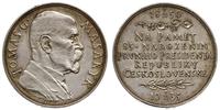 Czechy, medal z okazji 85 urodzin Tomasza Garrique Masaryk'a, 1935,