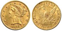 5 dolarów 1893, Filadelfia, złoto 8.36 g