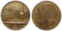 Niemcy, medal na pamiątke 300. rocznica utworzenia huty w Halsbrücke, 1912,