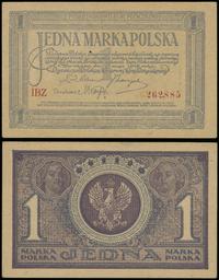 1 marka polska 17.05.1919, seria IBZ 262885, bez