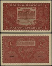 1 marka polska 23.08.1919, seria I-V 531404, pię