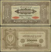 50.000 marek polskich 10.10.1922, seria W 809414