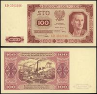 100 złotych 01.07.1948, seria KD 3062186, delika