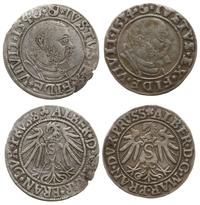 Prusy Książęce 1525-1657, zestaw: 2 x grosz, 1534 i 1540