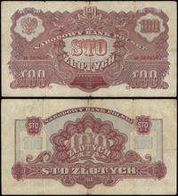 100 złotych 1944, w klauzuli OBOWIĄZKOWYM, seria