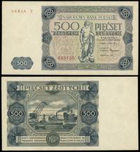500 złotych 15.07.1947, seria T 683730, parokrot