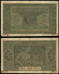 5 złotych 25.10.1926, seria D, numeracja 7534122