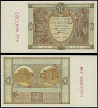 50 złotych 1.09.1929, seria EX, numeracja 531897