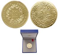 100 franków 2000, złoto próby "920" 16.79 g, nak
