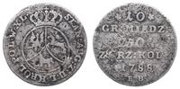 Polska, 10 groszy miedziane, 1788